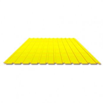 Профилированный лист С10 Желтый 0.5мм