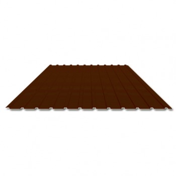 Профилированный лист С10 Шоколадно-коричневый 0.5мм