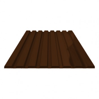 Профилированный лист С20 Шоколадно-коричневый 0.5мм