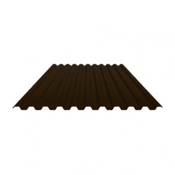 Профилированный лист С21_ МАТИСС_Шоколадно-коричневый _0.45 мм