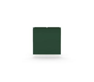 Фасадная металлокассета (Закрытый тип) Зеленый мох 0.45