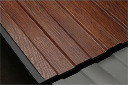 Профилированный лист С10 Античный дуб 0.5мм