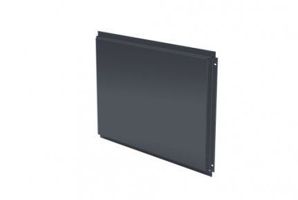 Фасадная металлокассета (Открытый тип) Серый графит 0.5