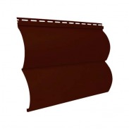Сайдинг ”Блок-Хаус” Шоколадно-коричневый 0.5мм